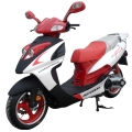 Yetişkin gaz motorlu Scooter 150cc kırmızı 