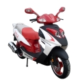 Yetişkin gaz motorlu Scooter 150cc kırmızı 