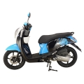 Çin en iyi 125cc motosiklet Scooter mavi 