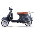 Klasik Vespa gibi Scooter gaz Moped gümüş 