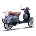 Klasik Vespa gibi Scooter gaz Moped gümüş 