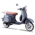 Klasik Vespa gibi Scooter gaz Moped gümüş 